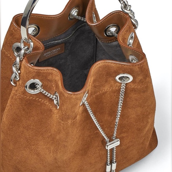 JUST LIKE NEW Jimmy Choo Bon Bon Bucket Bag - Picture 4 of 16